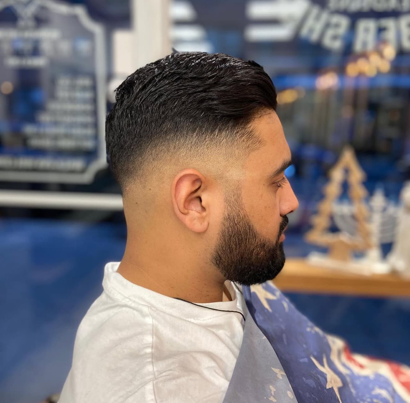 Customer haircut style 4